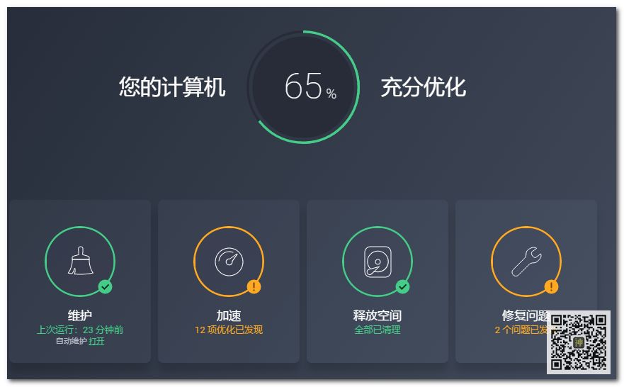 全球最佳電腦性能優(yōu)化神器：不僅能防病毒，還能使系統(tǒng)運行狀態(tài)達到最佳插圖1