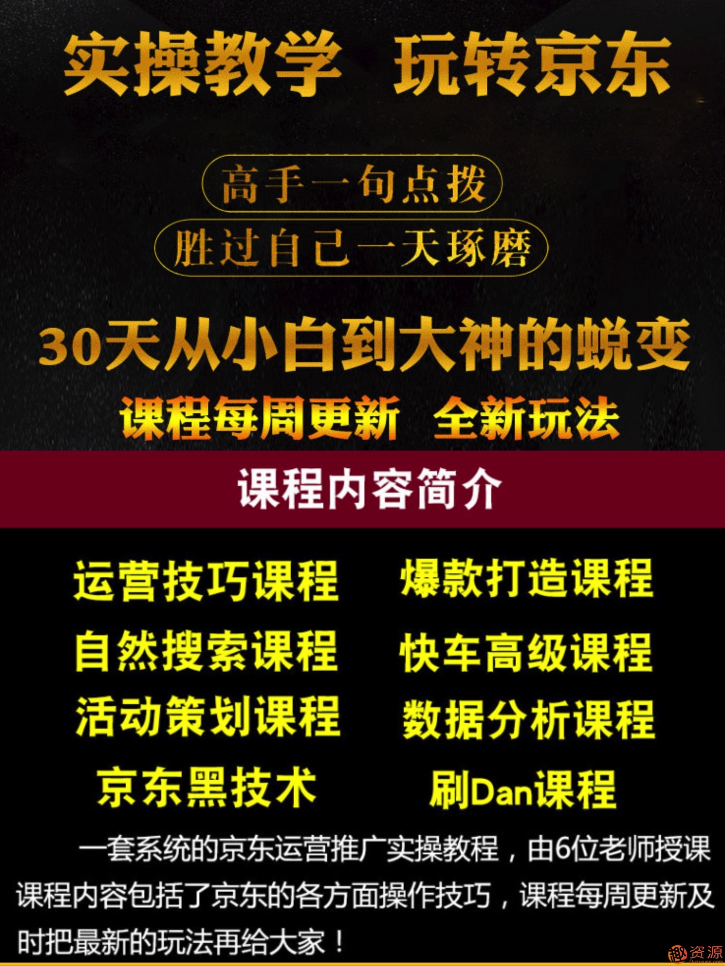 2019京東平臺(tái)店鋪運(yùn)營教程快車營銷技巧高級(jí)開店全套電商視頻教學(xué)插圖2