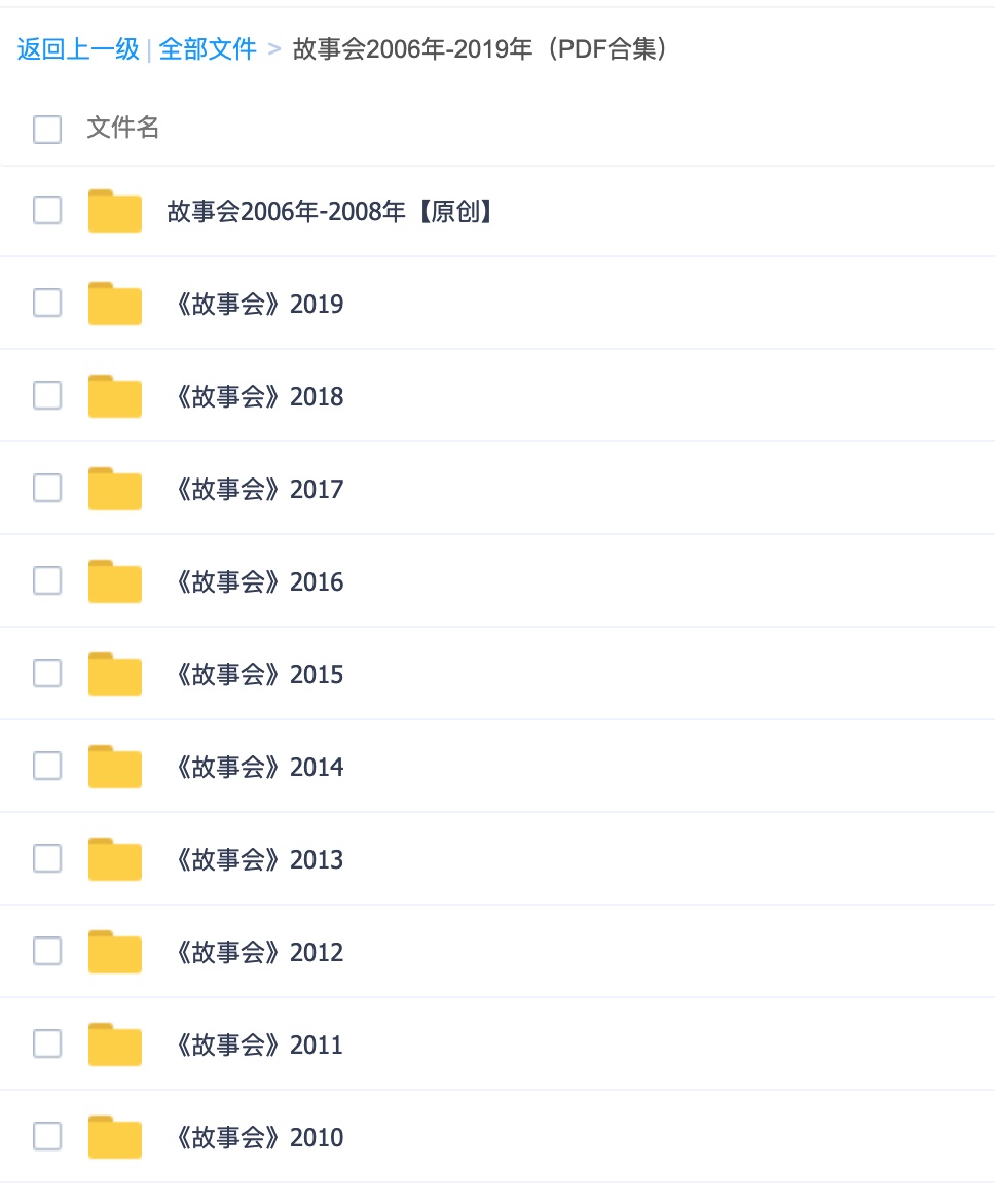 故事會2006-2019年高清PDF大合集 百度網(wǎng)盤插圖1