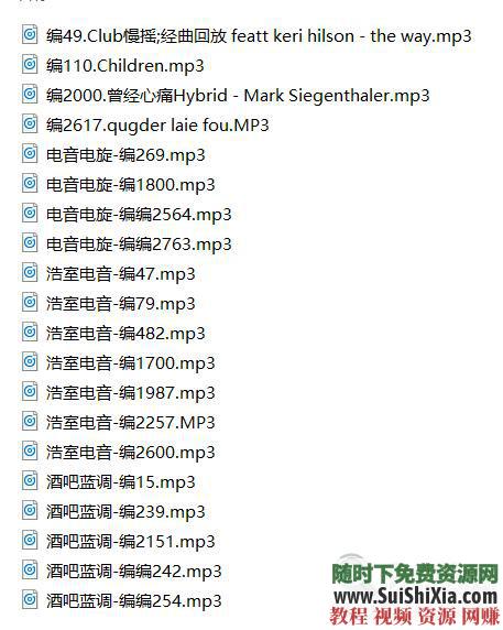 320K無(wú)損車載流行MP3音樂(lè)舞曲+MP4視頻神曲，共42G幾千首打包分享_趣資料教程資源插圖20