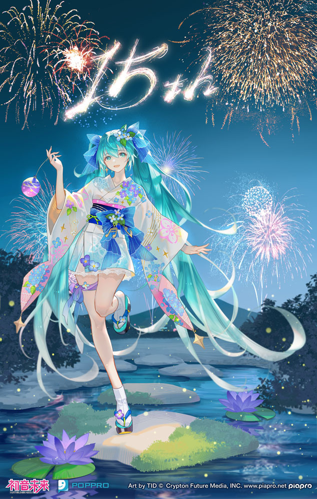 初音未來生日推出《初音未來 真夏花火》手辦插圖1