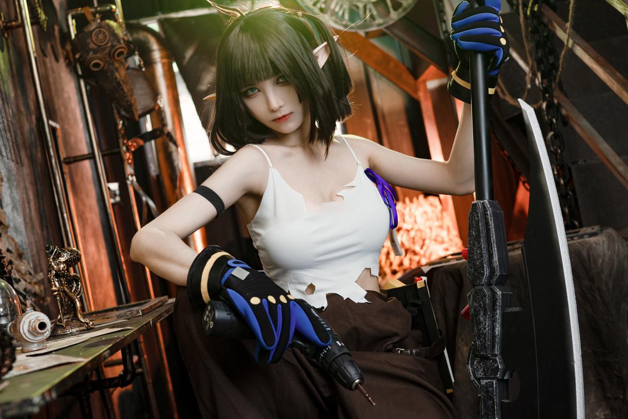 《明日方舟》森蚺cosplay圖（CN：千城夜vv）插圖6