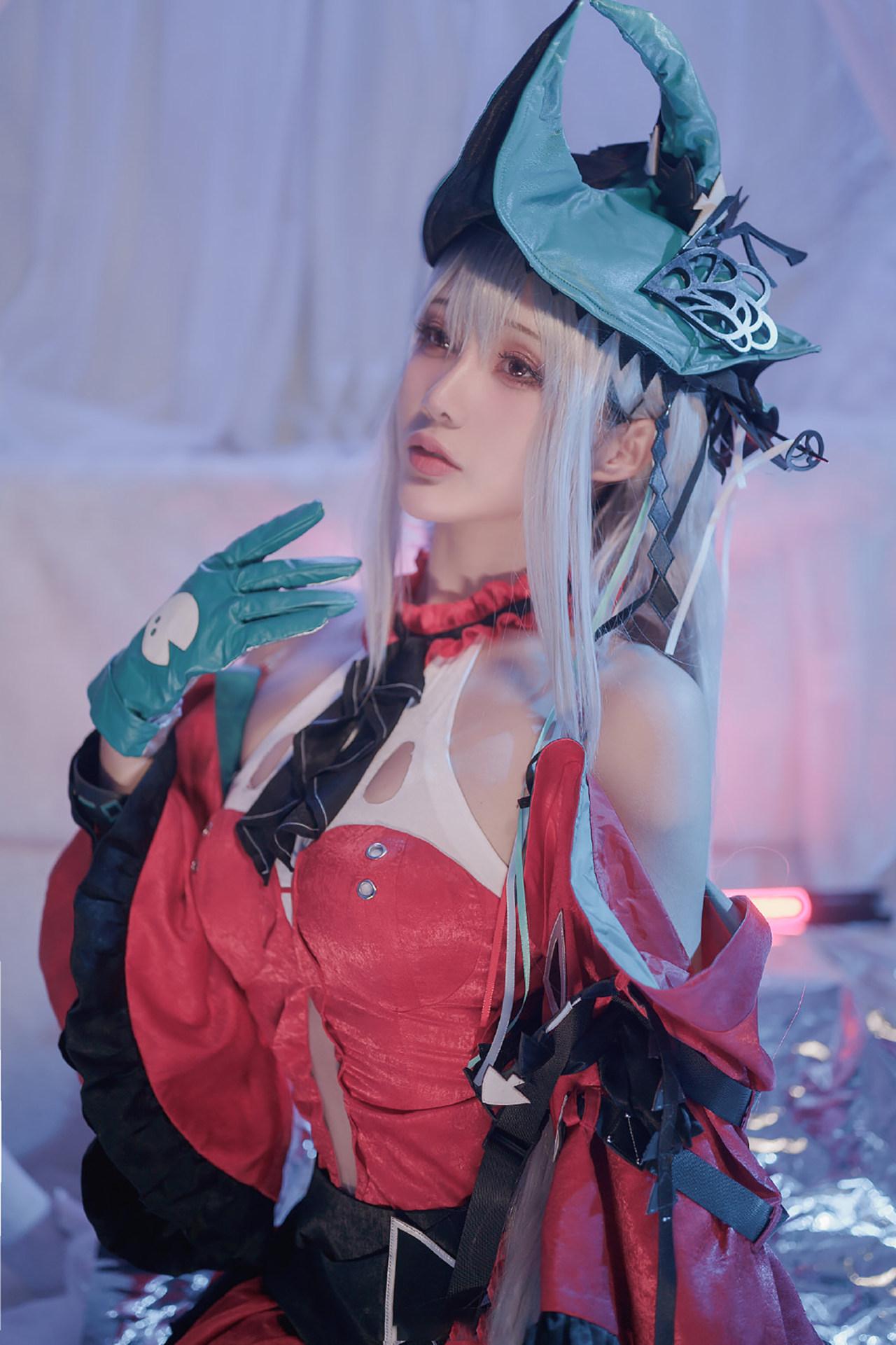 《明日方舟》濁心斯卡蒂cosplay圖（CN：如月灰）插圖6