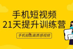 手機攝影技巧-手機攝影21天提升訓(xùn)練營，手機拍出有意境的照片百度網(wǎng)盤插圖