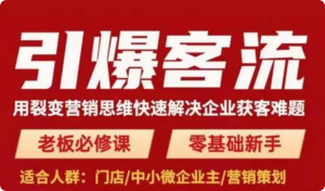 引爆客流，用裂變營銷思維快速解決企業(yè)獲客難題百度網(wǎng)盤插圖