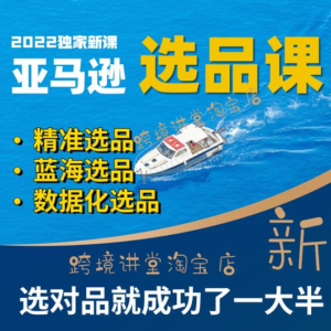 跨境人都在學的亞馬遜選品課，讓你從0成長為產品開發(fā)高手百度網盤插圖