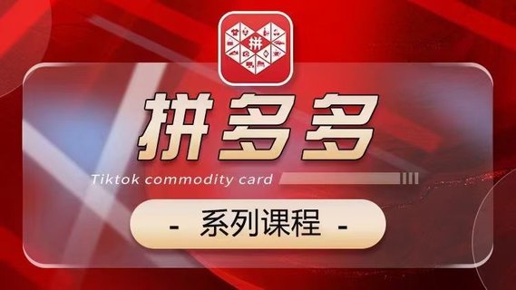 【電商上新】073.老陶2024【拼多多】系列課 【基礎(chǔ)】【運(yùn)營】【活動(dòng)】【推廣】【玩法】5大模塊