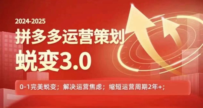 2024-2025拼多多運(yùn)營(yíng)策略蛻變3.0，0~1完美蛻變，解決信息焦慮插圖